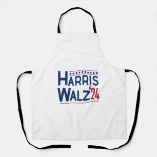 Harris en Walz 2024 Verkiezingen Schort