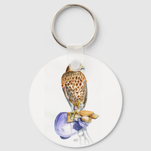 Harris Hawk 5,7 cm Basic Button Key Ring Sleutelhanger