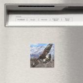 Harris Hawk- pastel Magneet (Insitu (Vaatwasser))