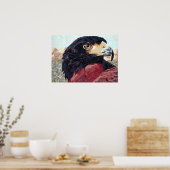 Harris Hawk-textiel Poster (Keuken)
