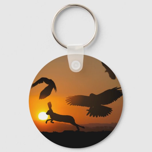 Harris Hawks Sleutelhanger (Voorkant)