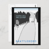 Harris Hill Ski Jump Briefkaart (Voorkant / Achterkant)