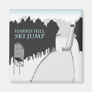 Harris Hill Ski Jump Magnet Magneet
