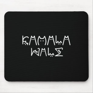 Harris kat lettering positief leuk 9 muismat
