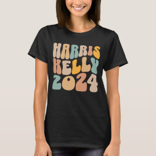 Harris Kelly 2024 Trendy Wavy Boho T-shirt