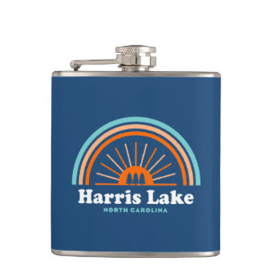 Harris Lake North Carolina Regenboog Heupfles