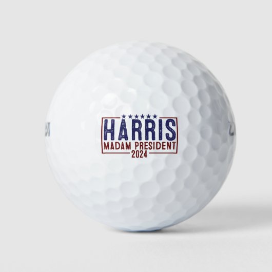 Harris Madam President 2024 Golfballen (Voorkant)