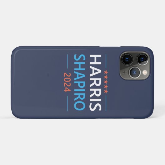 Harris Shapiro 2024 Kamala Harris Democraat Case-Mate iPhone Case (Achterkant (horizontaal))