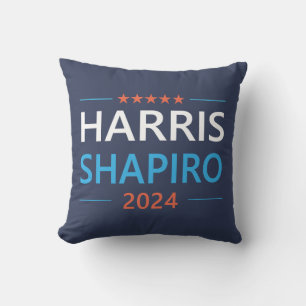 Harris Shapiro 2024 Kamala Harris Democraat Kussen