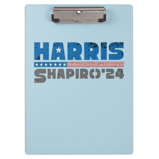 Harris Shapiro 2024 Patriottische Streep Klembord (Voorkant)