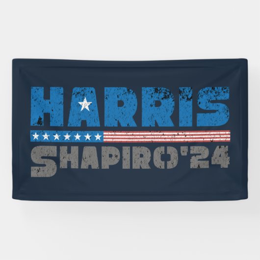 Harris Shapiro 2024 Patriottische  Streep Spandoek (Horizontaal)