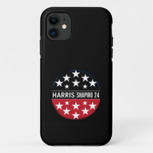 Harris-Shapiro 2024 President Kamala iPhone 11 Hoesje