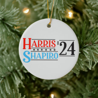 Harris Shapiro 2024 Retro Campagne Keramisch Ornament