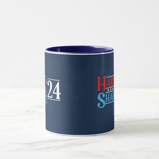 Harris Shapiro 2024 Retro Campagne Mok (Midden)