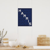 HARRIS-tekststacks Poster (Keuken)