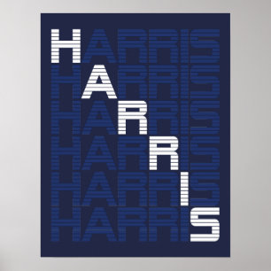 HARRIS-tekststacks Poster