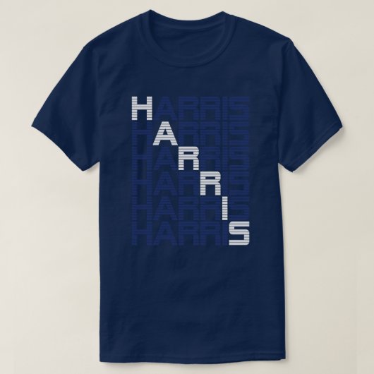 Harris Text Stacks T-shirt (Design voorkant)