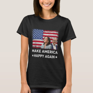 Harris Tim Waltz WAlzheimer 2024 Maak Amerika blij T-shirt