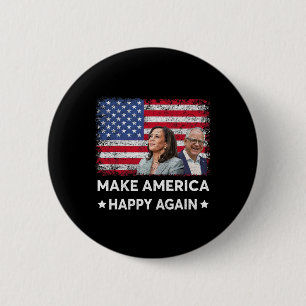 Harris Tim Waltz WAlzheimer 2024 Maak Amerika Gelu Ronde Button 5,7 Cm