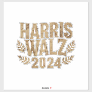 Harris Tim Walz Crest Harris Waltz 2024 Sticker