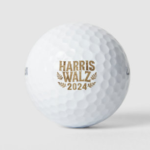Harris Tim Walz Crest Vintage Harris Waltz 2024 Golfballen