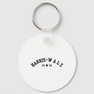 Harris Tim Walz honkballettertype 2024 verkiezing Sleutelhanger