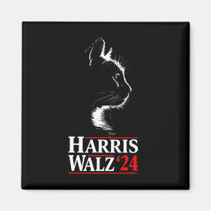 Harris Tim Walz Waltz 2024 VP Funny Cat Harris Wal Magneet