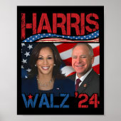 Harris Tim Walz Waltz 3 Poster (Voorkant)