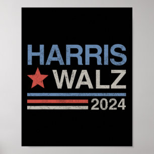 Harris Tim Walz Waltz VP President Harris Waltz 20 Poster