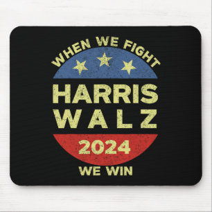 Harris Tim WAlzheimer 2024 - Als we vechten winnen Muismat