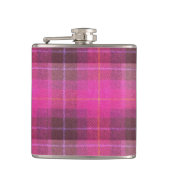 Harris Tweed Pink Pset Pattern Heupfles (Voorkant)