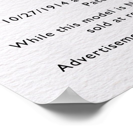 HARRIS  TYPEWRITER POSTER (Hoek)