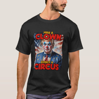 Harris verkiezing president walz 2024 47 clown vro t-shirt