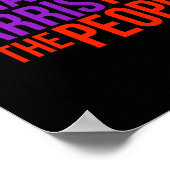 Harris voor de mensen Shirt Kamala 2020 Poster (Hoek)