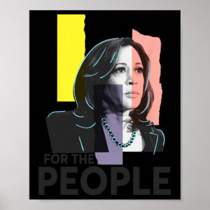 Harris voor mensen 2024 Verkiezing President Poster