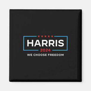 Harris voor President 2024 Verkiezingen kiezen we Magneet
