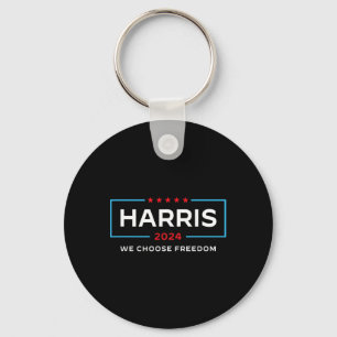 Harris voor President 2024 Verkiezingen kiezen we Sleutelhanger