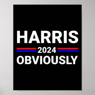 Harris voor President natuurlijk 2 Poster