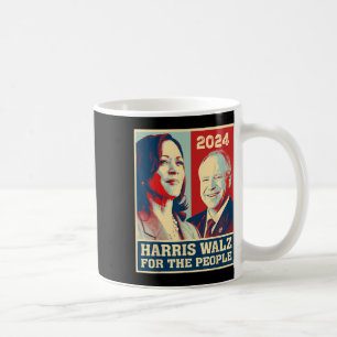 Harris W 2024 voor de Democraten stemmen Kamala Koffiemok