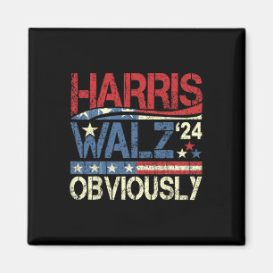 Harris W natuurlijk! Verkiezingen Harris Waltz 202 Magneet