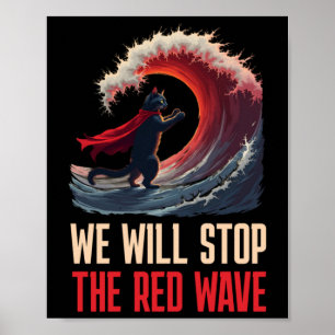 Harris W Verkiezingen VS 2024 We zullen stoppen me Poster