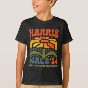 Harris W Waltz 2024 Retro Boho Groovy Flow T-shirt