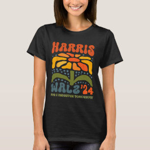 Harris W Waltz 2024 Retro Boho Groovy Flow T-shirt