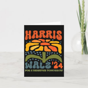 Harris W Waltz 2024 Retro Boho Vintage Groovy Flow Kaart