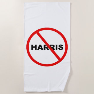 Harris Waarschuwing Ga Er Niet Naartoe! Strandlaken