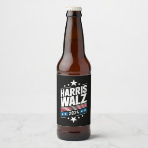 Harris Waltz 2024 Kamala Harris Tim Waltz 2024  Bier Etiket