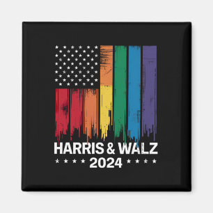 Harris Waltz 2024 Verkiezing Gay Tim Waltz LGBTQ Magneet
