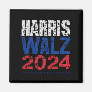 Harris Waltz 2024 Verkiezing Kamala Harris Tim Wal Magneet