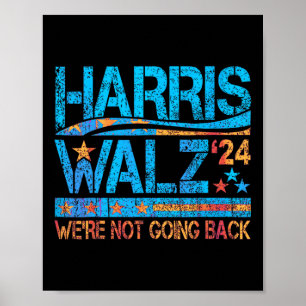 Harris Waltz 2024 Verkiezingen Kamala Harris Tim W Poster