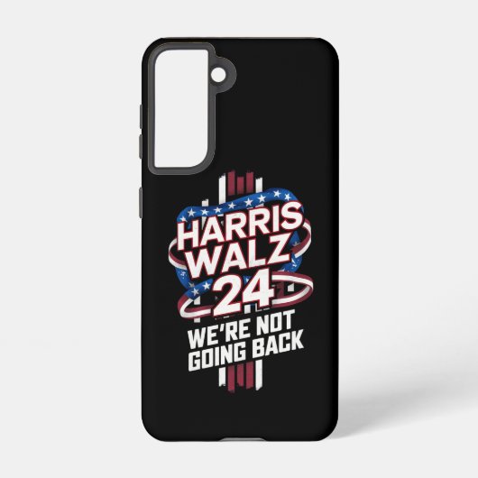 Harris Waltz 2024 Verkiezingen Kamala Harris Tim W Samsung Galaxy Hoesje (Achterkant)